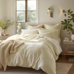 Poszewka satyna bawełna krem 155/50x70 - 3