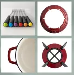 KELA-Zestaw do fondue 11el. Calido - 2