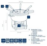 KELA-Zestaw do fondue 11el. Calido - 4