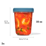 OXO-Zestaw 2pojemnikówL Twist and Stack Good Grips - 5