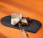 KELA-Deska do serwowania 35x23cm czarna Nobel - 3