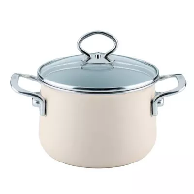 Garnek ceramiczny 2l kremowy Riess Avorio seria Premium