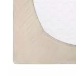 Prześcieradło flanela z gumką JASNY BEŻ/160x200 - 3