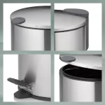 KELA-Kosz stalowy na śmieci 3 l stal-mat Mats - 3