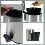 KELA-Kosz stalowy na śmieci 3 l stal-mat Mats - 4