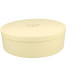 Filiżanki do kawy i herbaty porcelanowe ze spodkami DUO ECRU WAŻKI 260 ml 6 szt. - 2