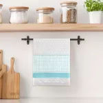 Ścierka kuchenna ZEFIREK/50x70/jasny turkus - 2