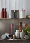 KIL-Słoik ceramiczny, szary, Ceramic Push Top - 5