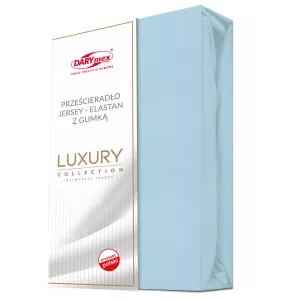 Prześcieradło jersey elastan z gumką 21 NIEBIESKI/160x200x30