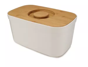 JJ-Chlebak z deską do krojenia Babmoo biały
