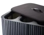 JJ-Kosz na pranie 90l bambus czarny Tota Trio Luxe - 6