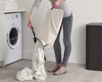 JJ-Kosz na pranie 90l bambus czarny Tota Trio Luxe - 16