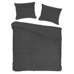 Pościel satyna bawełniana MARSELA ANTHRACITE/220x200 EXCLUSIVE - 9