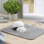 KELA-Mata do suszenia naczyń 50x38cm szara Rapida - 5