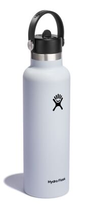 HF-Butelka 21oz Standard Mouth FlexStraw Cap White