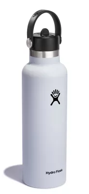 HF-Butelka 21oz Standard Mouth FlexStraw Cap White