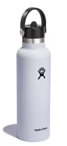 HF-Butelka 21oz Standard Mouth FlexStraw Cap White