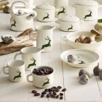 Czajnik emaliowany 2l biały z jelonkiem Riess - 3