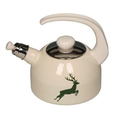 Czajnik emaliowany 2l biały z jelonkiem Riess