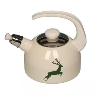 Czajnik emaliowany 2l biały z jelonkiem Riess