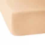 Prześcieradło satyna bawełniana z gumką jasny beż 044/200x220 - 4