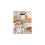 KELA-Pojemnik ceramiczny na cebulę biały Salena - 2