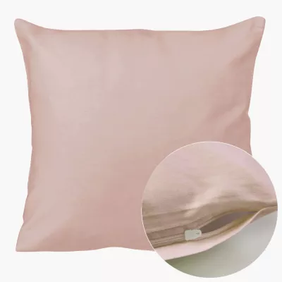 Poszewka satyna bawełna róż pudrowy 5665/40x40.