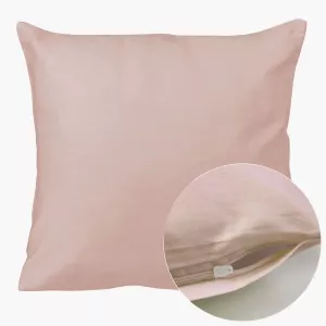 Poszewka satyna bawełna róż pudrowy 5665/40x40.