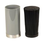 KELA-Zestaw 5 noży w bloku 6el. szary czarny Acida - 4