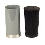 KELA-Zestaw 5 noży w bloku 6el. szary czarny Acida - 4