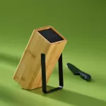 KELA-Blok na noże bambusowy czarny Kiril - 5