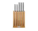 JJ-Zestaw 5 noży w bloku bambusowym Elevate Steel - 2