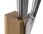 JJ-Zestaw 5 noży w bloku bambusowym Elevate Steel - 9