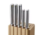 JJ-Zestaw 5 noży w bloku bambusowym Elevate Steel - 10