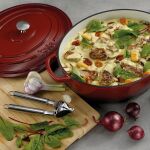 KELA-Brytfanna żeliwna 6,5l +pokr. czerwona Calid - 4