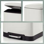 KELA-Kosz na śmieci 30 l biały Davino - 3