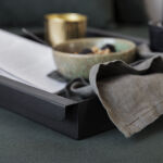 Stolik na kółkach metalowy czarny House Doctor - 4