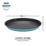 Forma do Pieczenia i Serwowania Riess 36 cm – Emaliowana, Okrągła, Niebieska - 3
