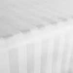 Prześcieradło satyna bambusowo-bawełniana STRIPE WHITE/160x240 - 2
