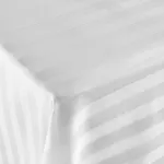 Prześcieradło satyna bambusowo-bawełniana STRIPE WHITE/160x240 - 5