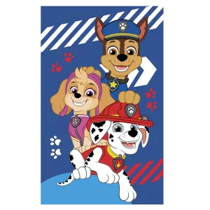Ręcznik przedszkolny dla dziecka 30x50 Psi Patrol niebieski