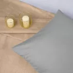 Poszewka satyna bawełna popiel 024/70x80. - 5