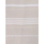 Ręcznik bawełniany hammam beżowy/biały 170x100 cm Ottomania - 2