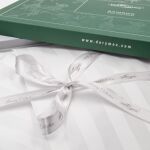 Pościel satyna bambusowo-bawełniana (P) STRIPE WHITE/180x200 +2x70x80 z listwą +4x40x40 BAMBOO - 10