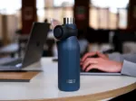 JJ-Butelka termiczna stalowa 500ml Loop niebieska - 7