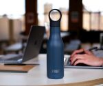JJ-Butelka termiczna stalowa 500ml Loop niebieska - 8