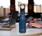 JJ-Butelka termiczna stalowa 500ml Loop niebieska - 8