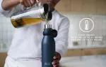 JJ-Butelka termiczna stalowa 500ml Loop niebieska - 12