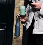 JJ-Butelka termiczna stalowa 500ml Loop niebieska - 15