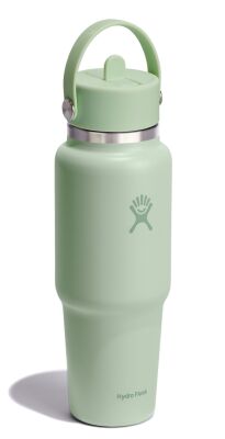 HF-Butelka 32oz Wide Flex Straw Travel Bottle Aloe